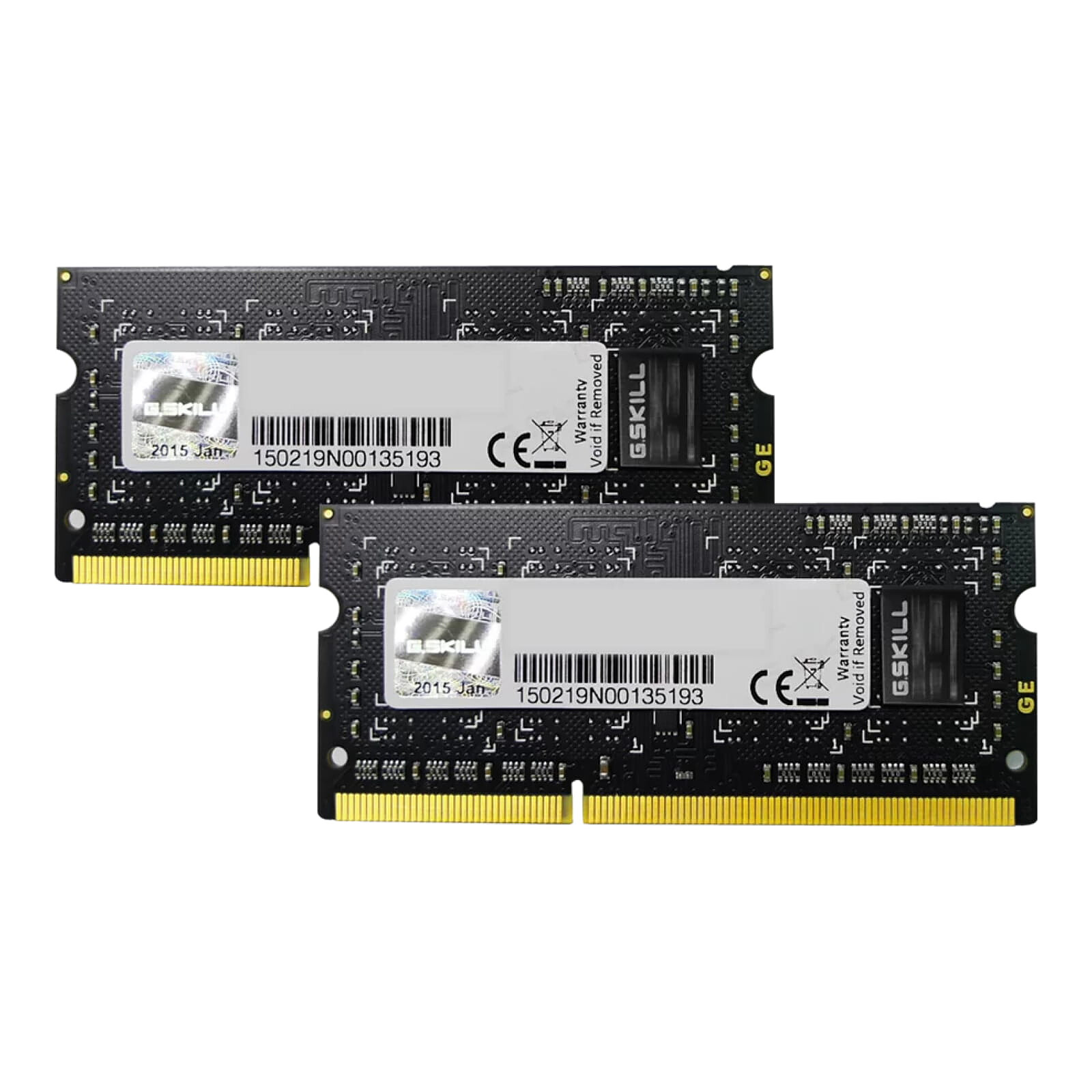 Mémoire RAM G.Skill SO-DIMM DDR3 2 x 4 Go 1333 MHz SQ CAS 9 - Autre vue