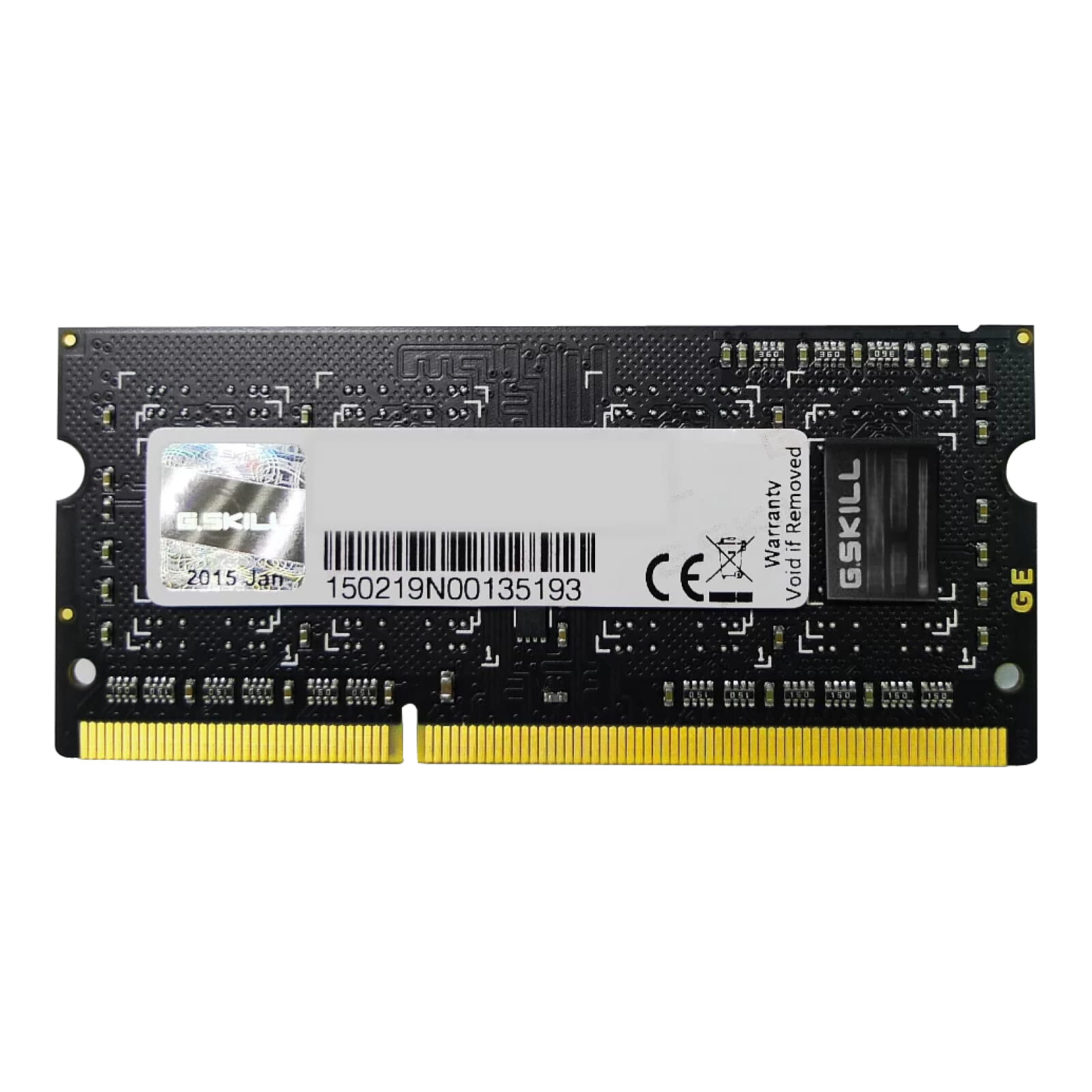 Mémoire RAM G.Skill SO-DIMM DDR3 1 x 4 Go 1600 MHz SQ CAS 9 - Autre vue
