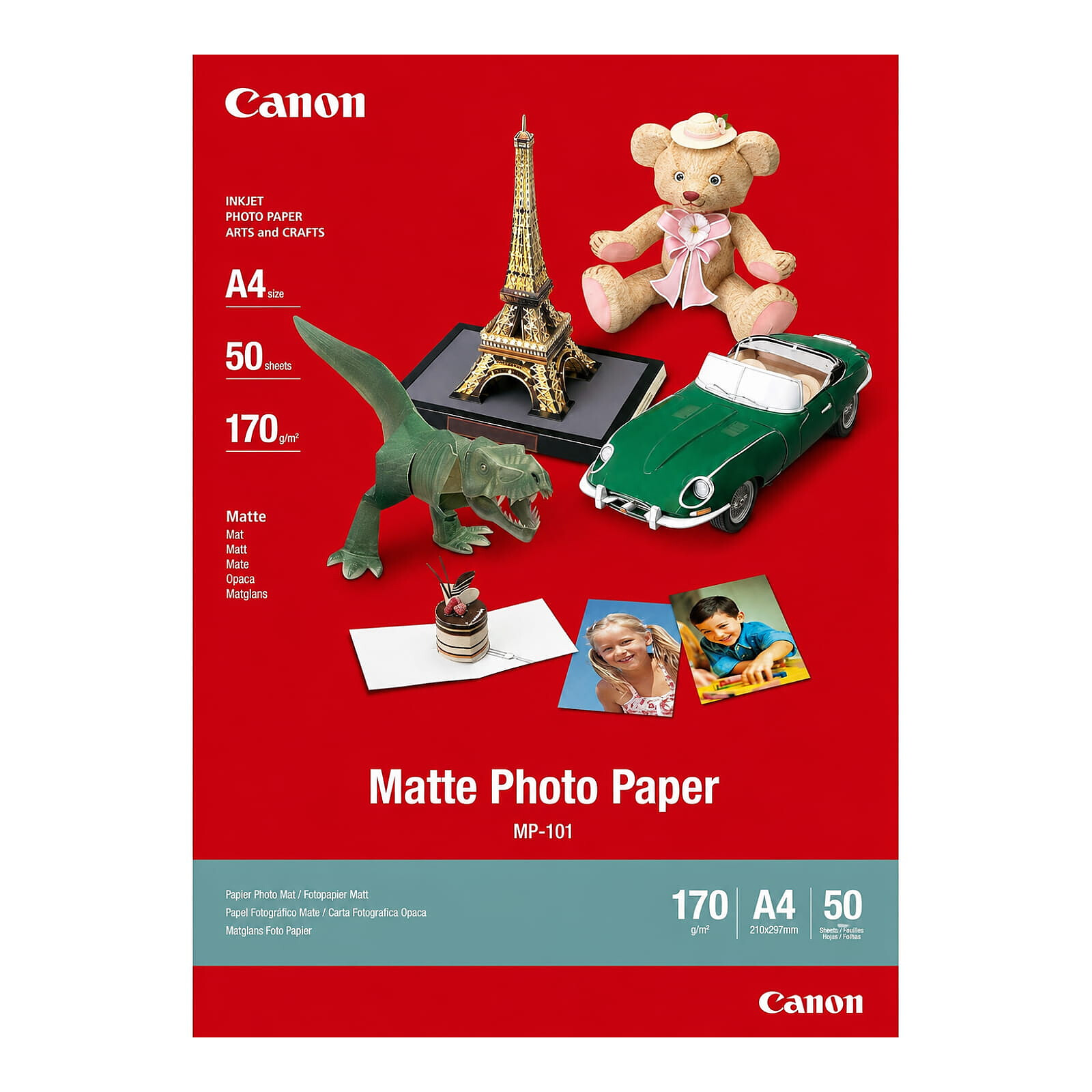 Papier imprimante Canon Papier photo mat A4 - MP-101 - Autre vue