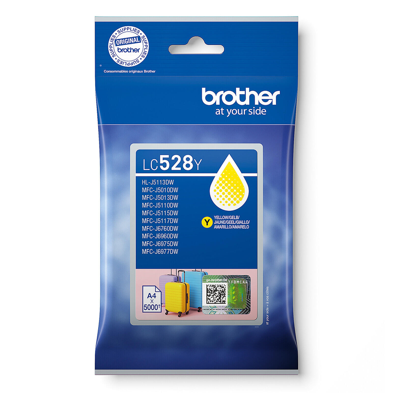 Cartouche d'encre Brother LC528Y (Jaune) - Autre vue