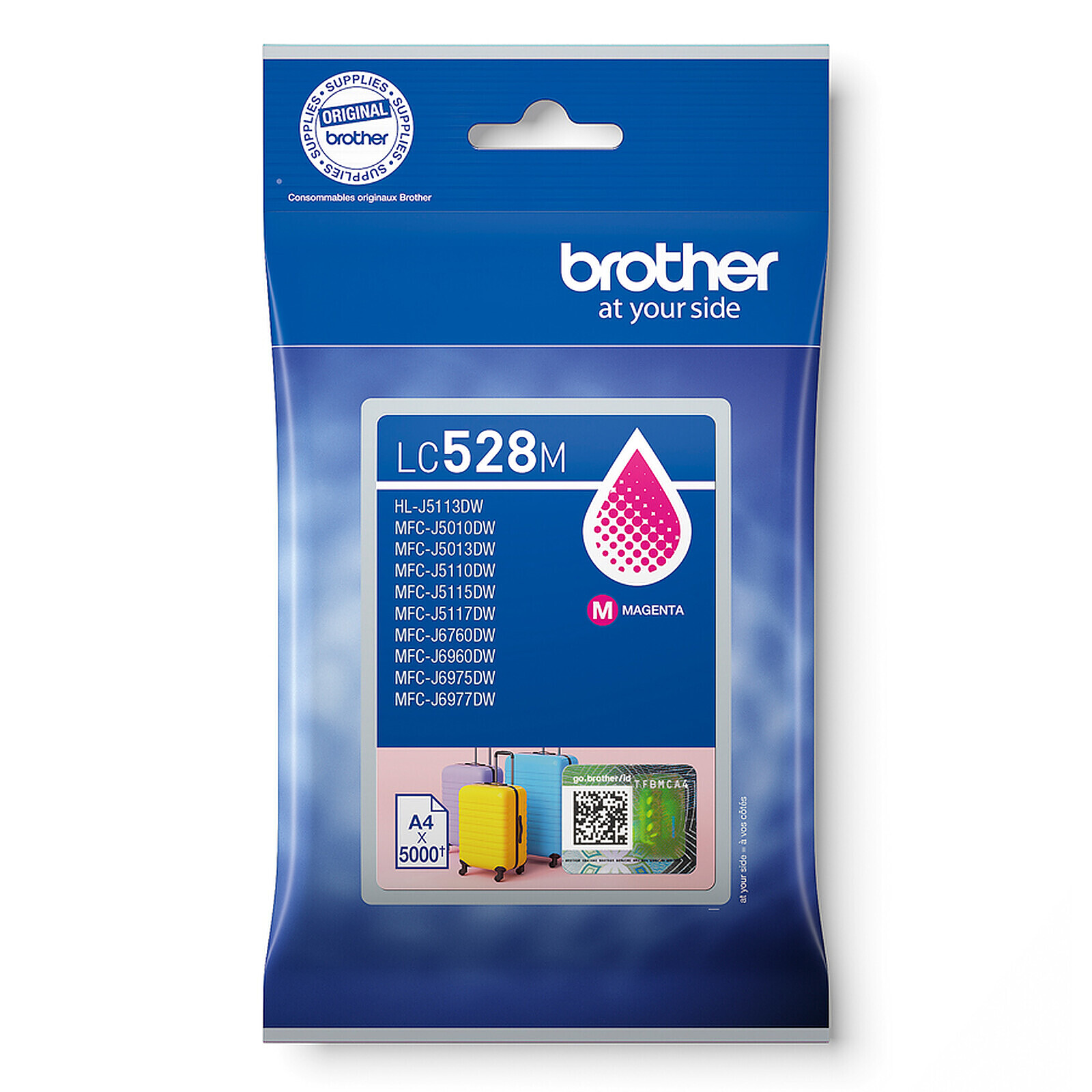 Cartouche d'encre Brother LC528M (Magenta) - Autre vue