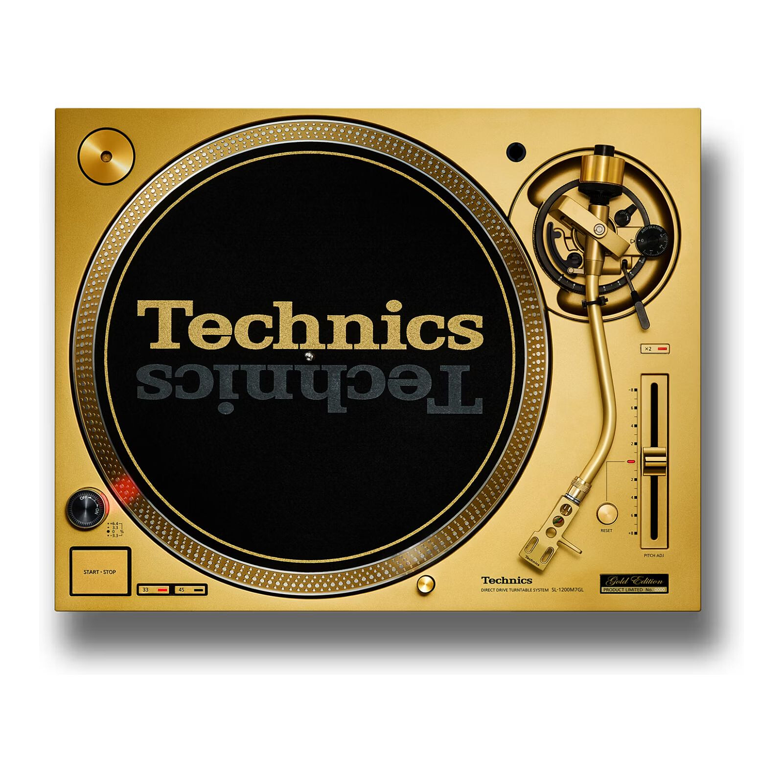 Platine Vinyles Technics SL-1200M7G Edition Limitée Or - Autre vue