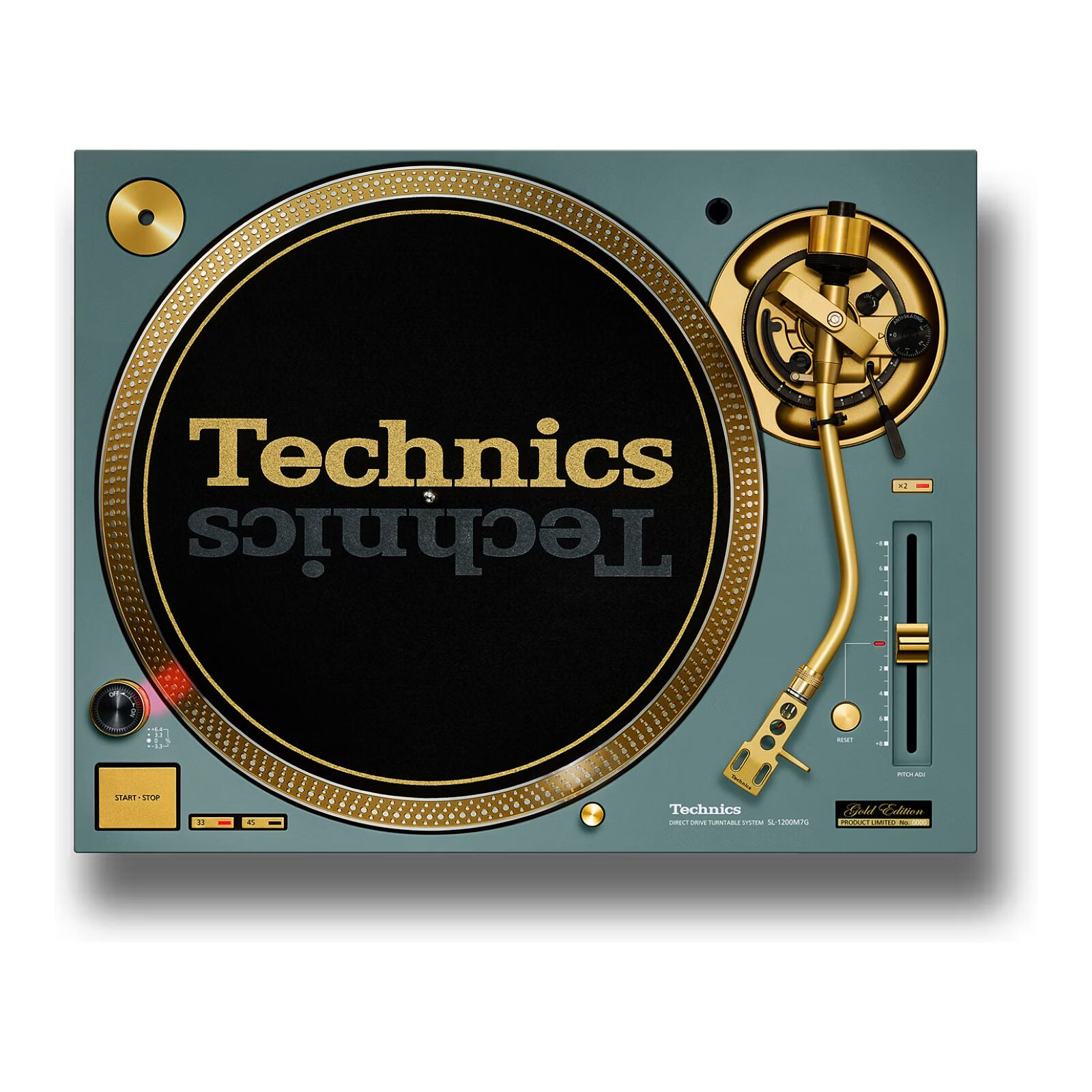 Platine Vinyles Technics SL-1200M7G Edition Limitée Vert - Autre vue