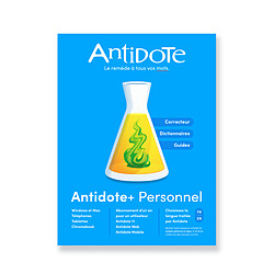 Antidote+ Personnel - Abonnement 1 an - 1 utilisateur - A télécharger