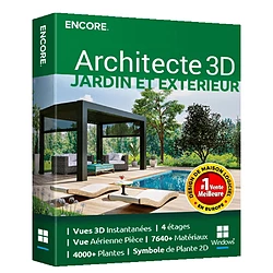 Architecte 3D Jardin et Extérieur 22 - Licence perpétuelle - 1 PC  - A télécharger