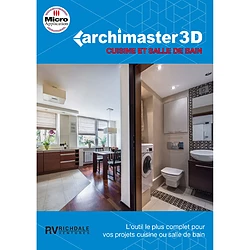 ArchiMaster 3D Cuisine & Salle de Bain - Licence perpétuelle - 1 PC - A télécharger