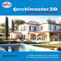 ArchiMaster 3D Jardins & Extérieurs - Licence perpétuelle - 1 PC - A télécharger