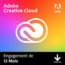 Adobe Creative Cloud all Apps - Particuliers - Licence 1 an - 1 utilisateur - A télécharger