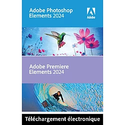 Adobe Photoshop Elements & Premiere Elements 2024 - Licence perpétuelle - 2 MAC - A télécharger