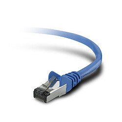Belkin Câble Ethernet RJ45 Cat 6 STP Bleu - Snagless 3 m