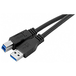 Câble USB 3.0 (A/B) Noir - 1,8m