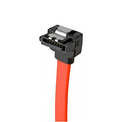 Câble SATA coudé bas + verrouillage - 50 cm