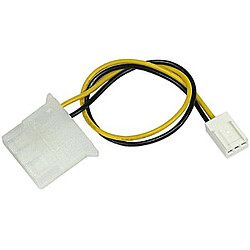 Adaptateur d'alimentation 3 pins F vers 4 pins F