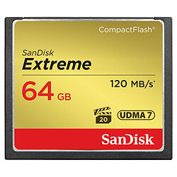 Sandisk Extreme CompactFlash 64 Go (120 Mo/s)