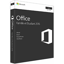 Microsoft Office Famille et Etudiant 2016 pour Mac