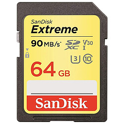 Sandisk Extreme SDXC 64 Go (90Mo/s)