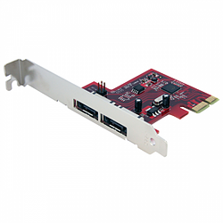 StarTech.com PCI-Express 1x vers 2 ports eSATA (6 Gb/s) 