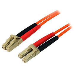 Câble fibre optique LC/LC duplex 50/125 - 1 m
