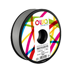 Owa Filament PS recyclé - Gris 2.85 mm 