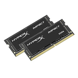 HyperX 16 Go (2 x 8 Go) DDR4 3200 MHz CL20 Impact SO-DIMM