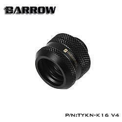 BARROW TYKN-K16 V4 - Embout long pour tube rigide 16 mm - Noir