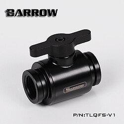 BARROW TLQFS-V1 - Mini vanne noire avec poignée alu noir