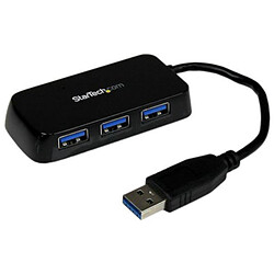 StarTech.com Hub USB 3.0 Portable avec câble intégré - 4 ports