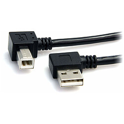 StarTech.com Câble USB 2.0 / USB (A/B) coudé angle droit 91cm