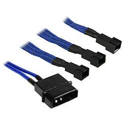 BitFenix Rallonge Bleu 3 x 3 broches 5V / Molex