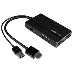 StarTech.com Adaptateur 3-en-1 HDMI vers DisplayPort VGA ou DVI