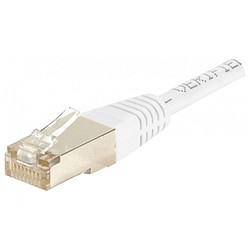 Cable RJ45 Cat 6 FTP (blanc) - 10 m