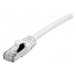 Câble Ethernet RJ45 Cat 6 FTP LSZH Blanc - Snagless 1 m