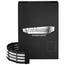 CableMod PRO ModMesh C-Series RMi & RMx Cable Kit - Noir / Blanc