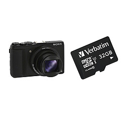 Sony CyberShot DSC-HX60 (gps) + Carte microSD Verbatim 32 GO