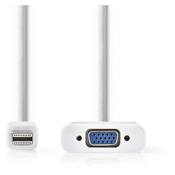 NEDIS Câble mini DisplayPort mâle vers VGA femelle (20 cm)