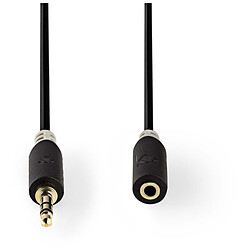 Plugger Cavo Jack Femmina/Maschio Stereo 1.5m | Collegamento Audio Universale Per Dispositivi Mobili E Hi-fi, Nero