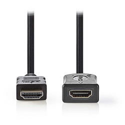 NEDIS Rallonge HDMI haute vitesse avec Ethernet Noir (1 mètre)