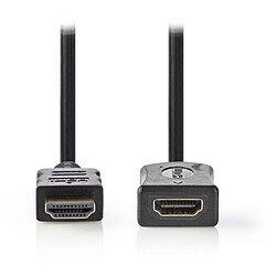 NEDIS Rallonge HDMI haute vitesse avec Ethernet Noir (2 mètres)