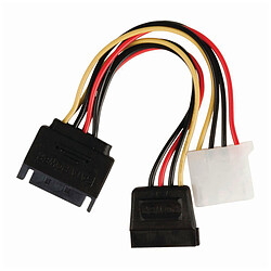 NEDIS Adaptateur d'alimentation SATA vers Molex + SATA NEDIS Adaptateur d'alimentation SATA vers Molex + SATA