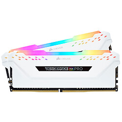 Corsair Vengeance RGB PRO DDR4 2 x 16 Go 3200 MHz CAS 16 Blanche Corsair Vengeance RGB PRO DDR4 2 x 16 Go 3200 MHz CAS 16 Blanche