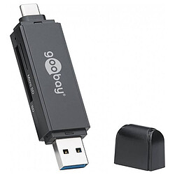 Goobay Lecteur de cartes USB 3.0/USB-C - 2-en-1