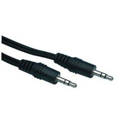Câble audio Jack 3.5 mm stéréo mâle/mâle (5 mètres)