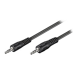 Câble audio Jack 3.5 mm stéréo mâle/mâle (10 mètres)
