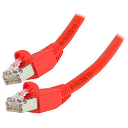 Câble RJ45 catégorie 6 S/FTP 0,5 m (Rouge)