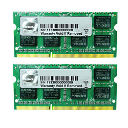 G.Skill SO-DIMM DDR3L 2 x 4 Go 1600 MHz SQ CAS 9