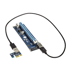Kolink kit riser PCI-Express 1x vers 16x (SATA)