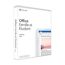 Microsoft Office Famille et Etudiant 2019