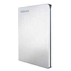 Toshiba Canvio Slim - 2 To (Argent)