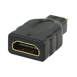 Adaptateur HDMI femelle vers micro-HDMI mâle (plaqué or)