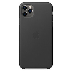 Apple Coque en cuir (Noir) - iPhone 11 Pro Max